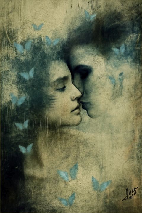 ArteDiAlina.com painting: Could I have this kiss forever ?